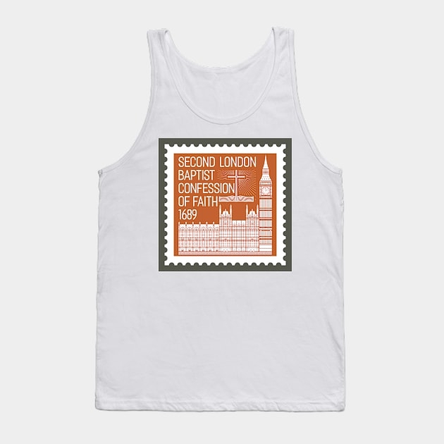 Reformed christian art. Second London Baptist Confession of Faith - 1689. Tank Top by Reformer